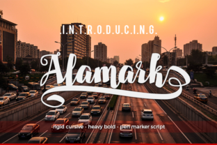 Alamark: The Bold Script Font for Handmade Branding
