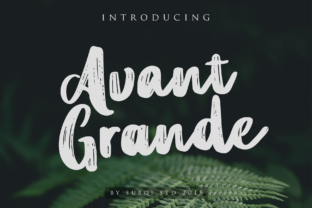 Avant Grande: The Organic Typeface for Authentic Brand Identity