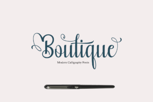 Boutique: The Handwritten Typeface for Elegant Web Design