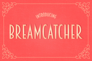 Breamcatcher Typeface: A Narrow Deco Font for Modern Web Design