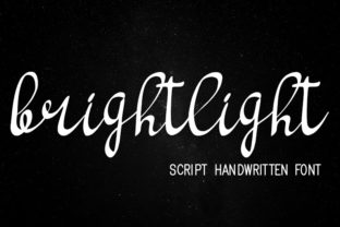 Bright Light: A Handwritten Script Font for Modern Editorial Design