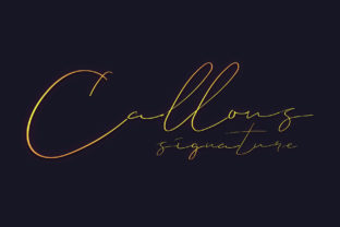 Callous Typeface: A Script Amp for Modern Editorial Design
