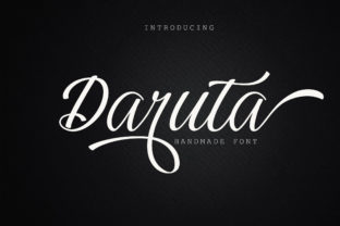 Daruta: The Handmade Script Typeface for Modern Campaigns