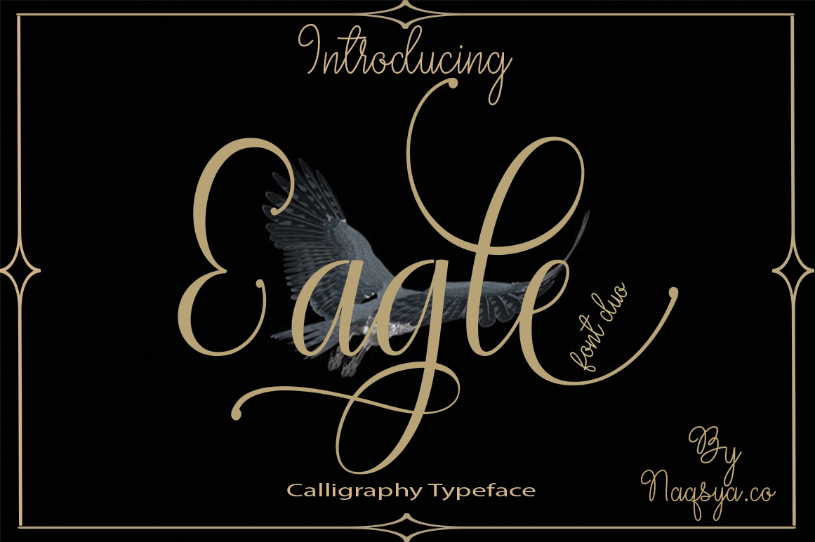 Eagle: The Premium Script Font That Elevates Campaign Visuals