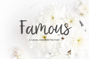 Famous: The Script Font That Elevates Your Brand's Visual Story