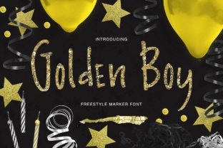 Golden Boy: The Organic Script Font for Handmade Labels and Designs
