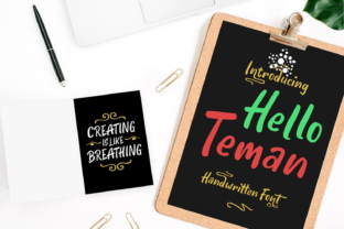 Hello Teman: The Friendly Typeface for Bold Small Business Branding