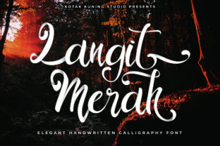 Langit Merah: A Handwritten Typeface for Distinct Editorial Design