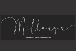 Mellonya: The Modern Calligraphy Typeface for Authentic Branding