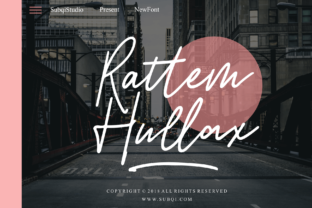 Rattem Hullax: The Organic Script Font for Modern Web Design