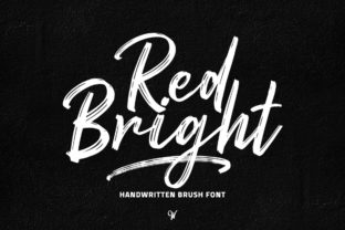 Red Bright: The Perfect Brush Font for Handmade Brands
