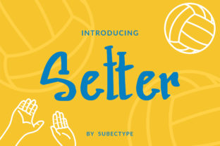 Setter: The Energetic Script Typeface for Dynamic Web Design
