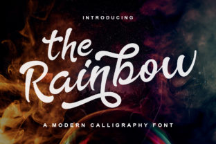 The Rainbow: A Modern Calligraphy Typeface for Authentic Branding